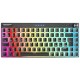 Mars Gaming MKCLOUD Teclado Inalámbrico RGB Negro Switch Azul Español